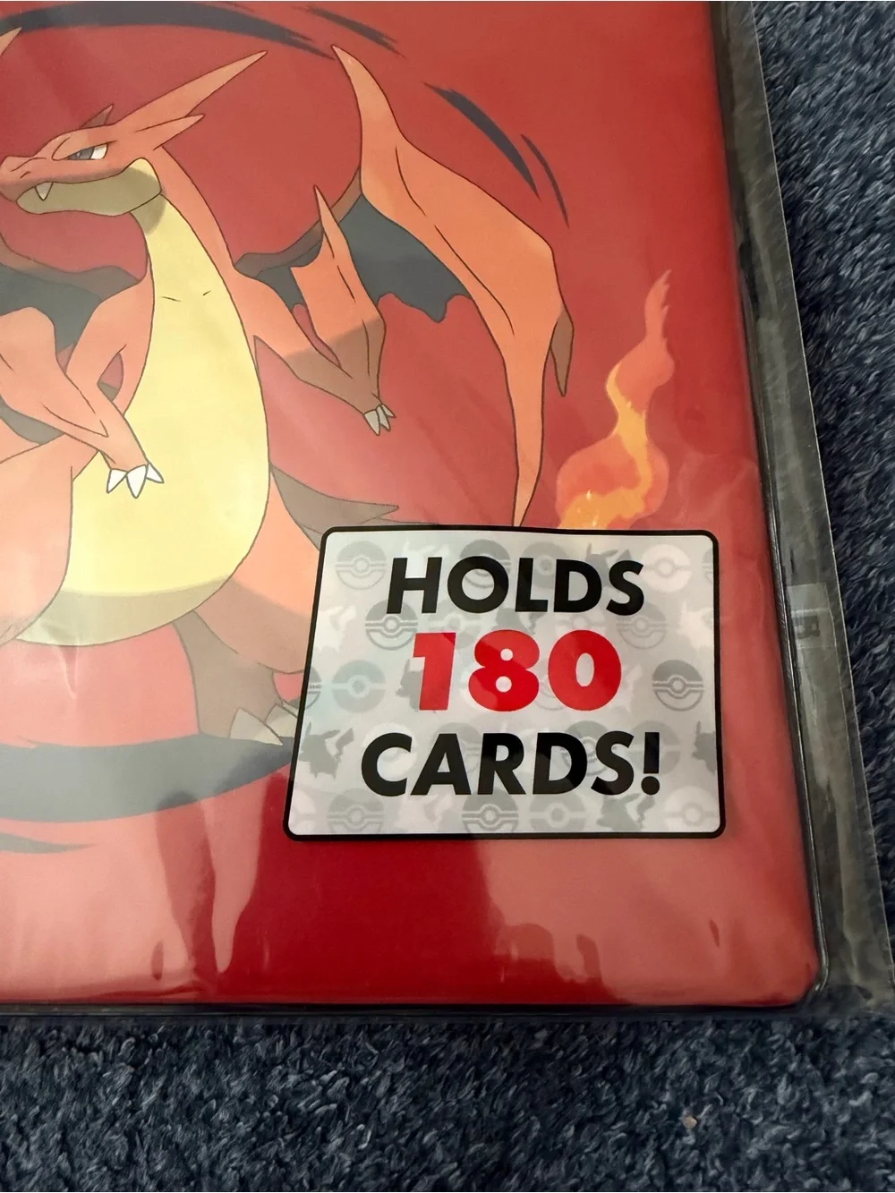 Pokémon Charizard 9-Pocket Card Portfolio - Red